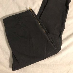 Charcoal grey skinny pants